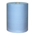 MP HYGIENE 2P Blue paper in rolls, 1000 napkins in a roll (36.5X30cm), 3 layers, 1 roll per package (P2).