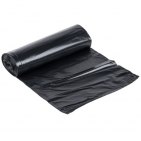 Черные мешки для мусора 50L (650 x 850 x 0,04) 25 пакетов в рулоне
