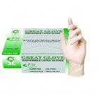  Latex gloves 100 pcs., L size (without powder).